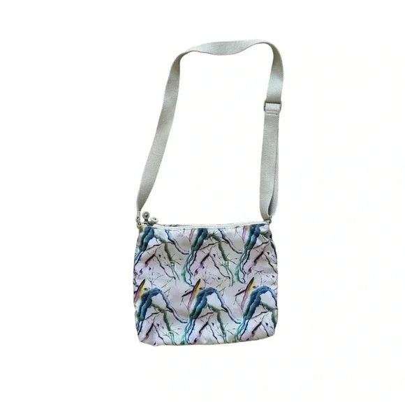 Kipling Alvar Crossbody Purse Multicolored Purple Blue Medium size - Picture 2 of 16